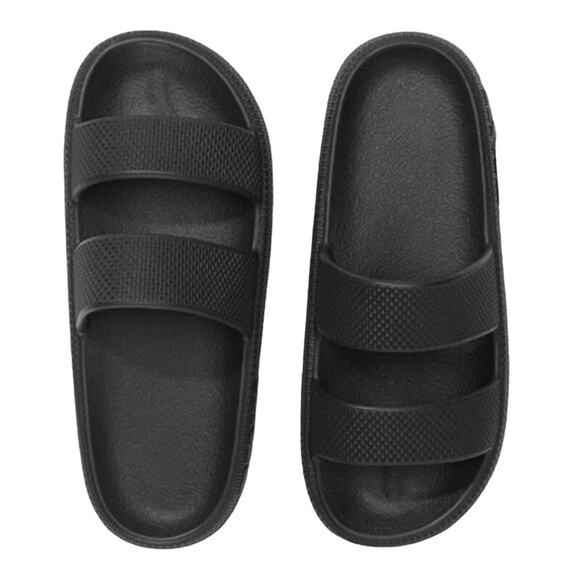 VICTORIA'S SECRET Double Strap Pillow Slides NWT Sz L pink - Picture 1 of 5